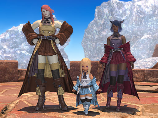 ファイナルファンタジーXIV FF14 闇の巫女 ガイア コスプレ衣装