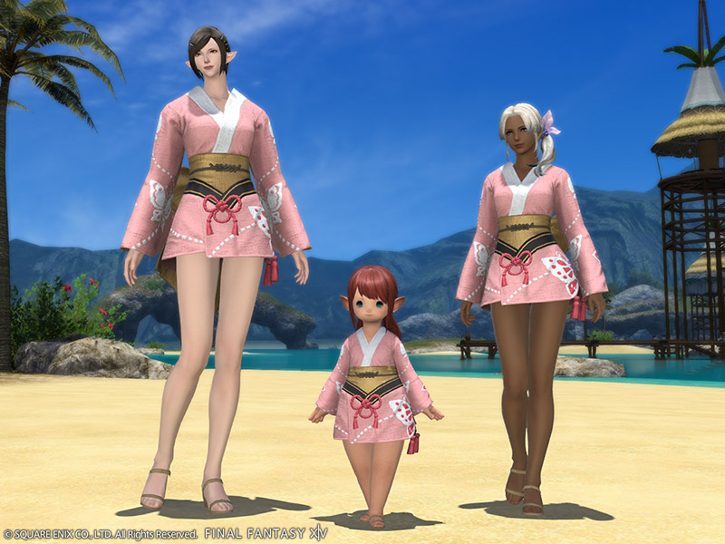 桃蝶姫君浴衣 | FINAL FANTASY XIV Online Store -ファイナル
