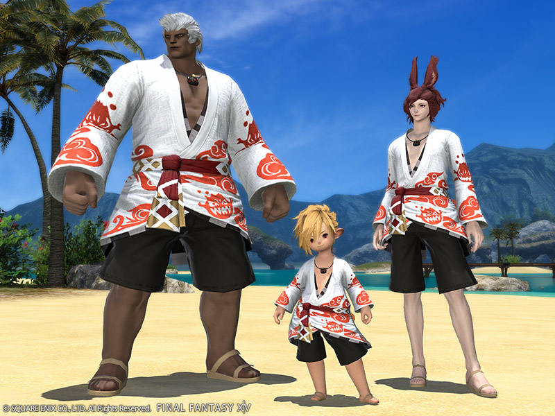 白炎殿方浴衣 | FINAL FANTASY XIV Online Store -ファイナル