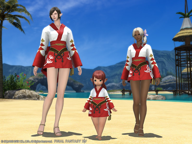 格安即決 紅染姫君浴衣 | FINAL FANTASY XIV Online Store -ファイナル コスプレ衣装