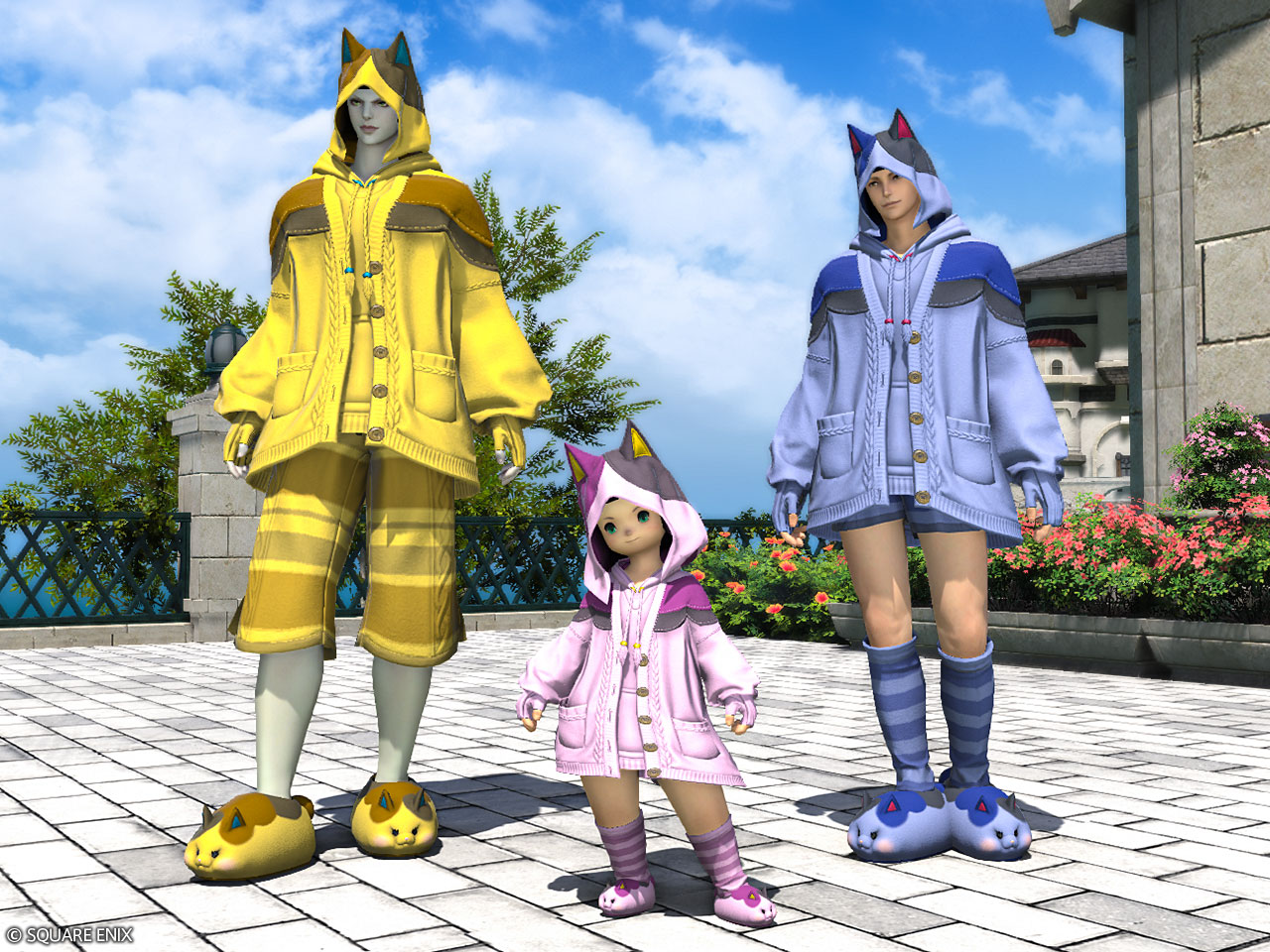 ファイナルファンタジーXIV ファットキャットパーカー | SQUARE ENIX