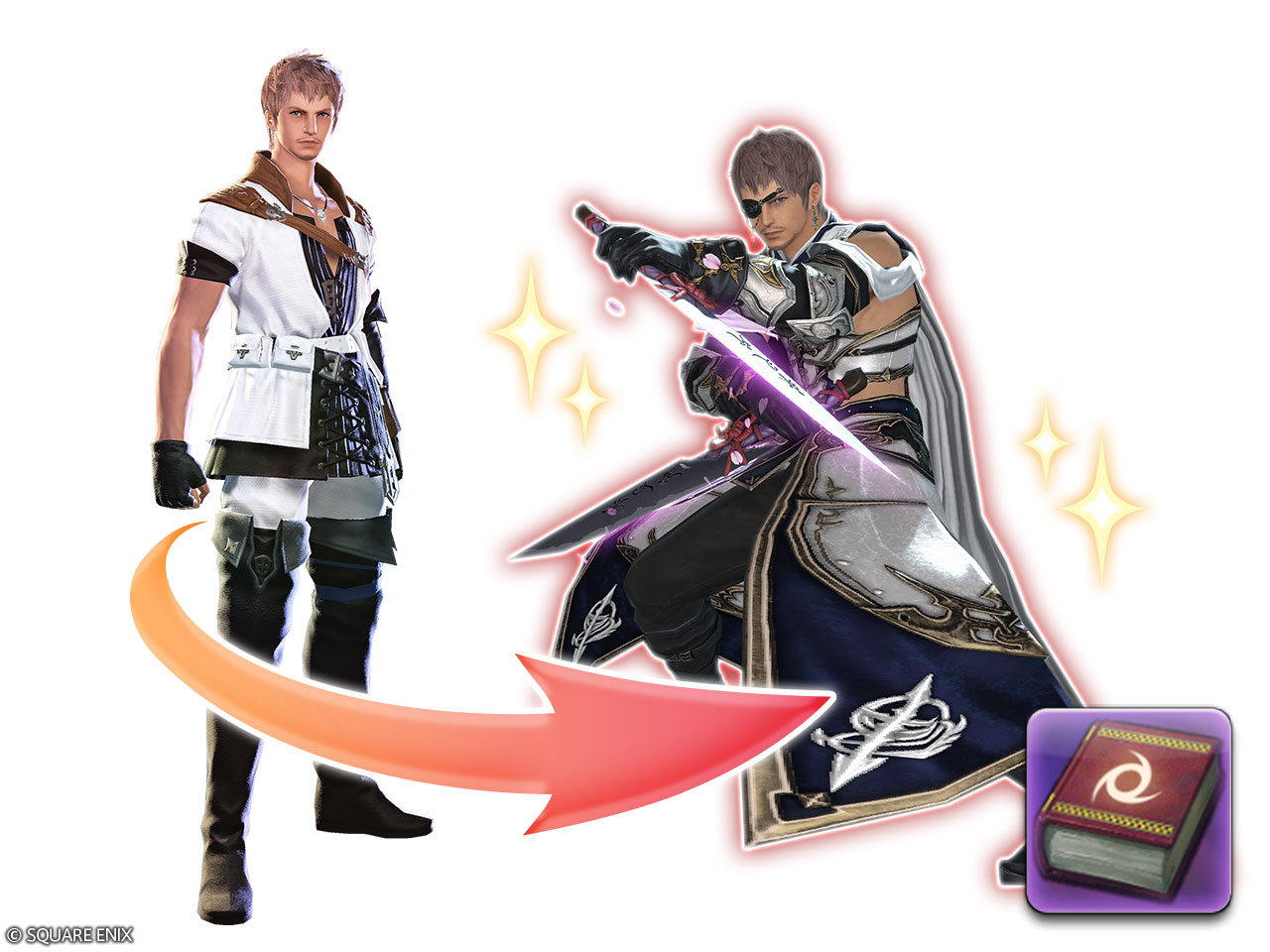 ファイナルファンタジーXIV ジョブ石板　忍者 ファイナルファンタジーXIV ジョブピンバッチ ＜忍者