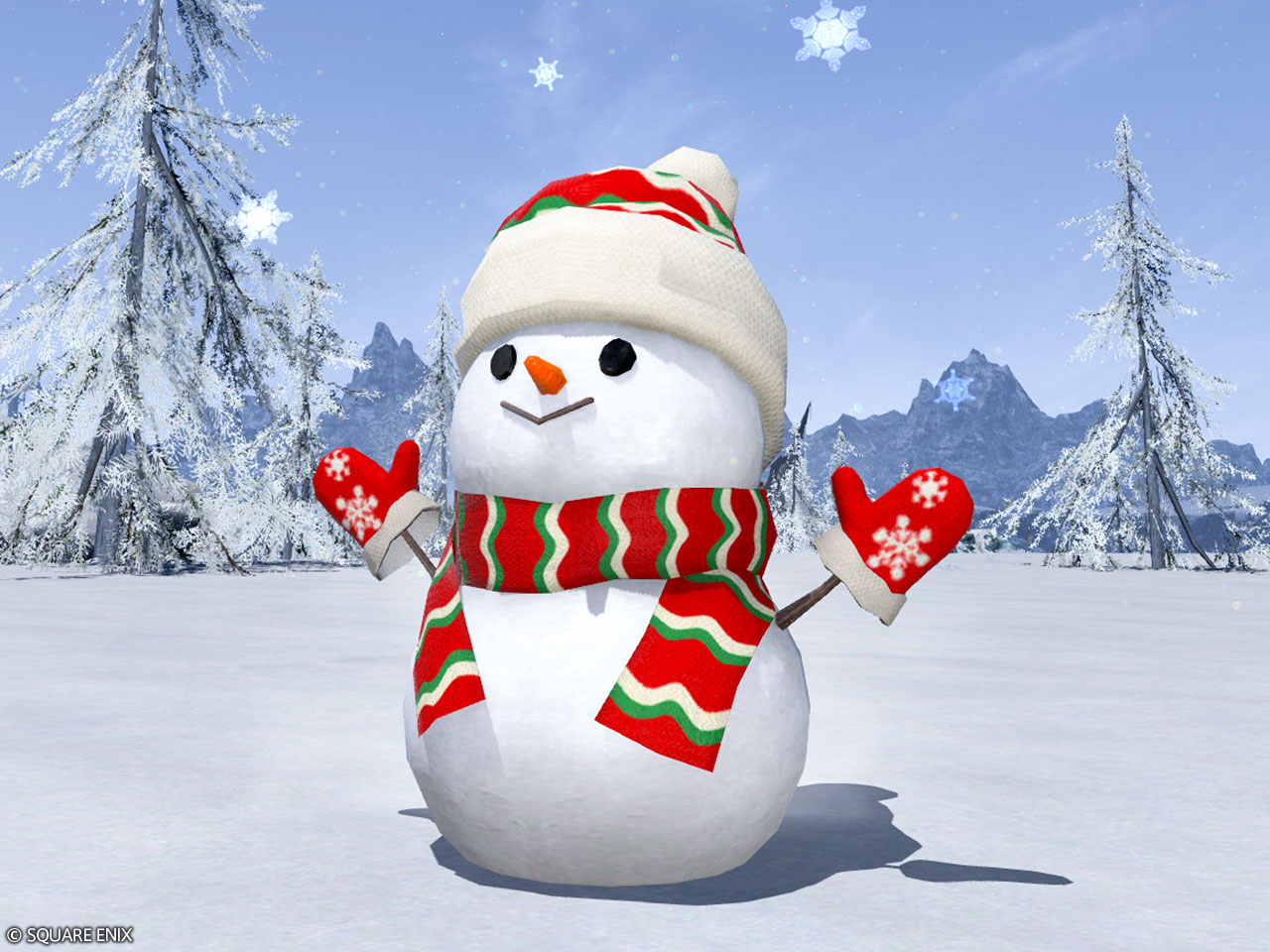 Snow Man - SnowManセット（リリィ様） Mount: Snowman (Single Character) | FINAL FANTASY XIV Online