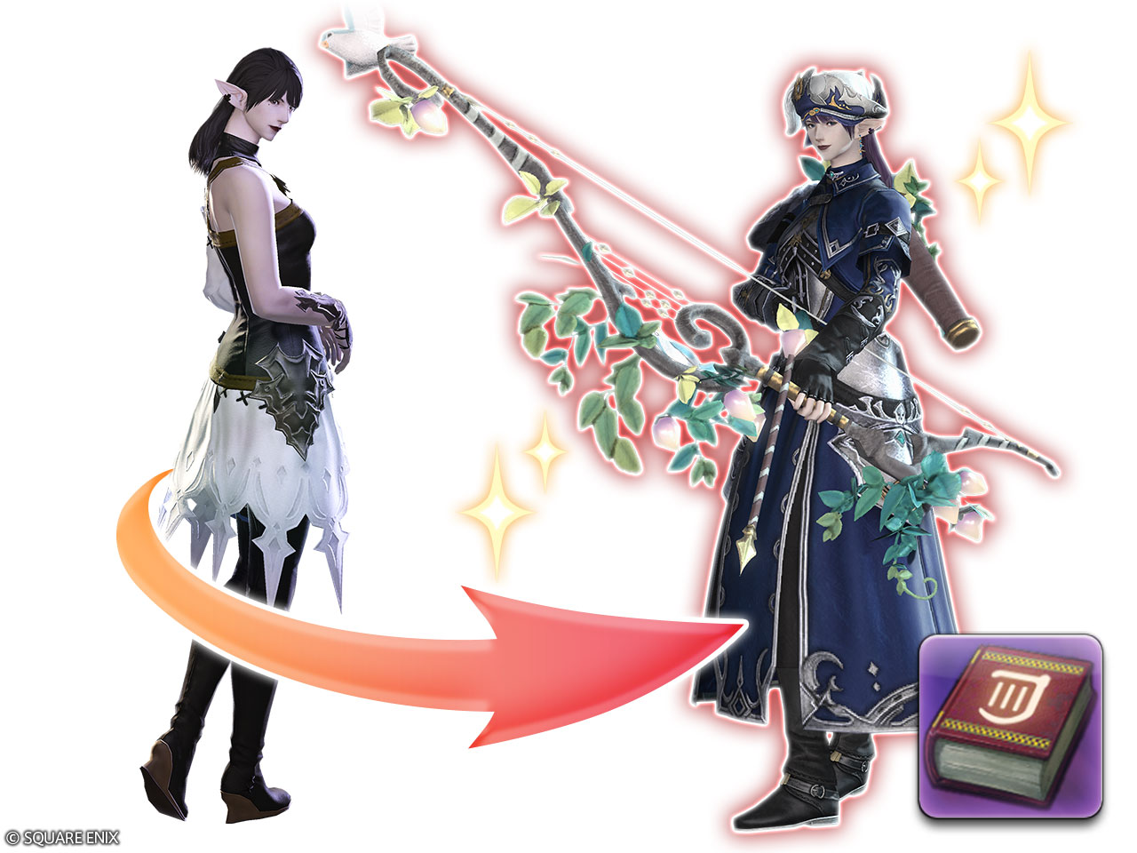 FF14 ジョブ石板 吟遊詩人 FF14の吟遊詩人はどうして弓を持っているの？｜カルミア✨FF14光