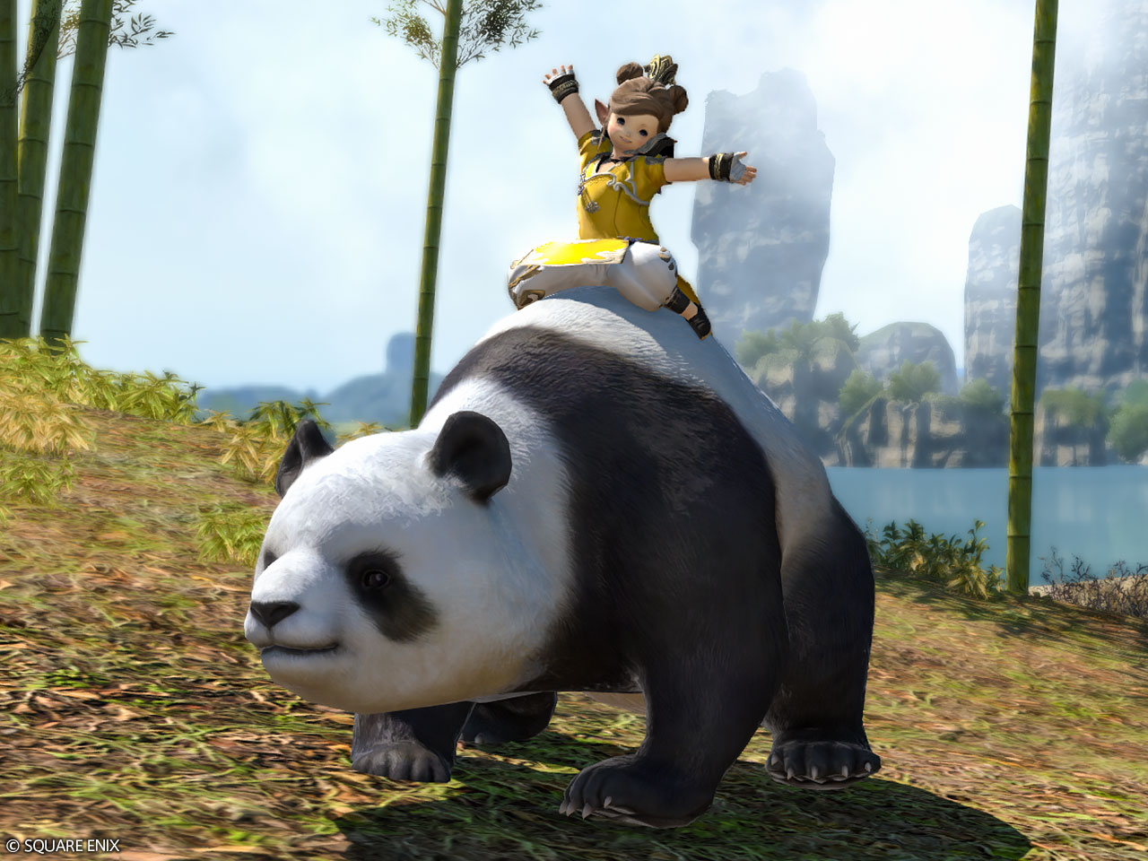 マウント]仙術熊猫（サービスアカウント） | FINAL FANTASY XIV Online