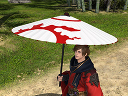 紅小月番傘 | FINAL FANTASY XIV Online Store -ファイナル