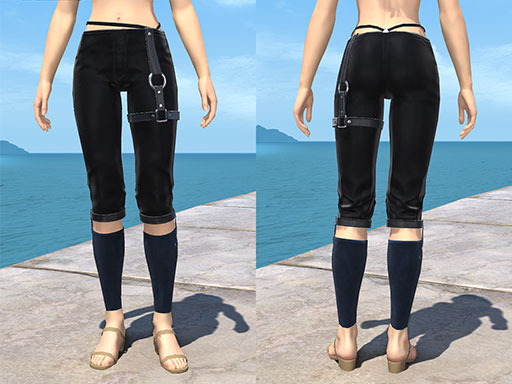 ベルトレザー・コスチュームセット（クロップドパンツタイプ） | FINAL