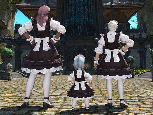 ファイナルファンタジー14 メイド コスプレ 衣装 - メルカリ