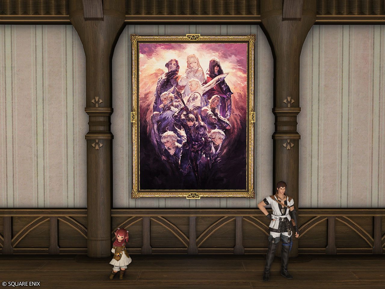 アニメムック　付属品付)ファイナルファンタジーXIV 複製原画『漆黒の群像』 ファイナルファンタジーXIV 複製原画『漆黒の群像
