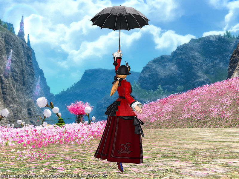 FF14　ファイナルファンタジーXIV　折りたたみ傘　プラネタリウム FF14』星天開門の折りたたみ傘やエオルゼアの夜空をイメージした