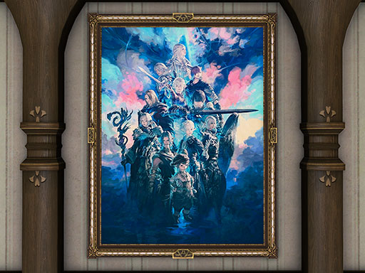 タペストリー(大型)　竜詩の群像 タペストリー 「ファイナルファンタジーXIV：蒼天のイシュガルド」 複製原画:竜詩の群像 | FINAL FANTASY XIV Online Store
