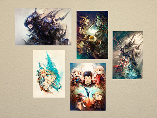 【非売品】【激レア】ファイナルファンタジー14 告知 ポスター 3枚セット 非売品】【激レア】ファイナルファンタジー14 告知 ポスター 3枚
