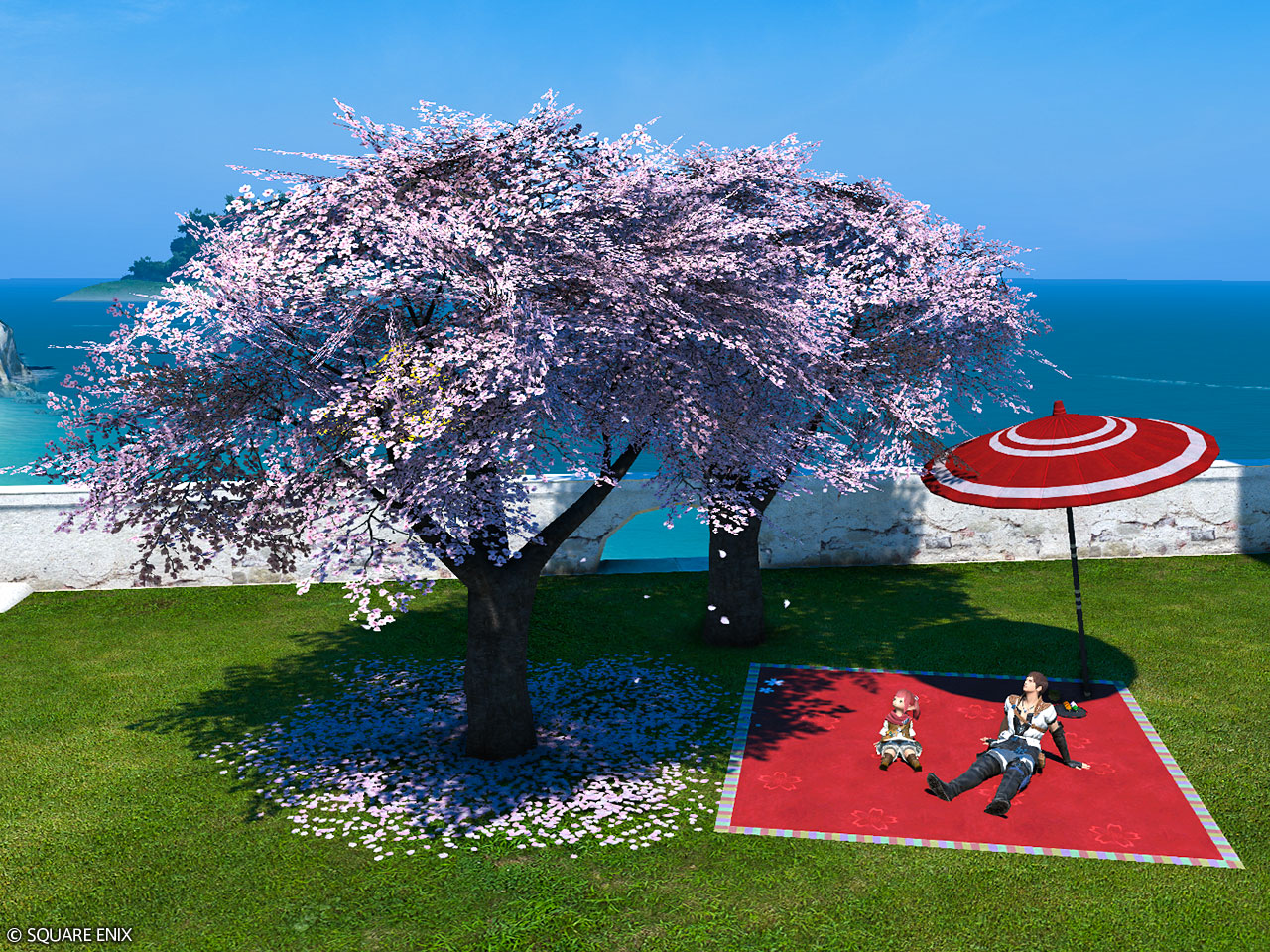 Authentic Eastern Cherry Petal Pile | FINAL FANTASY XIV Online Store